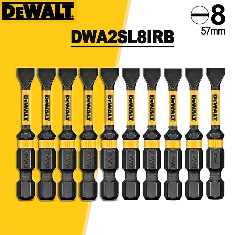 Power Tools List - DEWALT Slotted Impact Screwdriver Bit Set