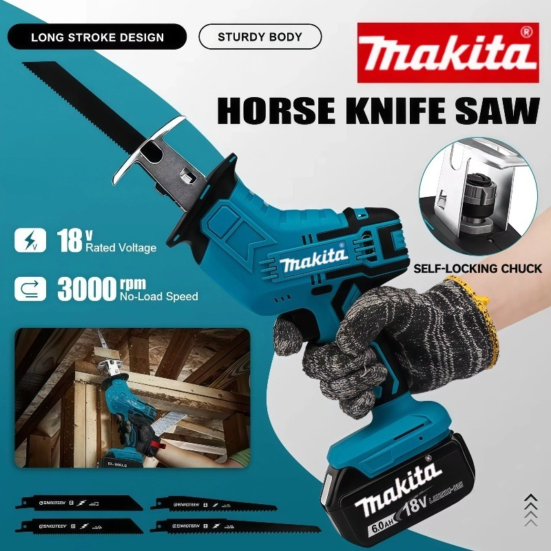 Reciprocating Saw Cordless - Makita Cordless Electric Reciprocating Saw Wood
