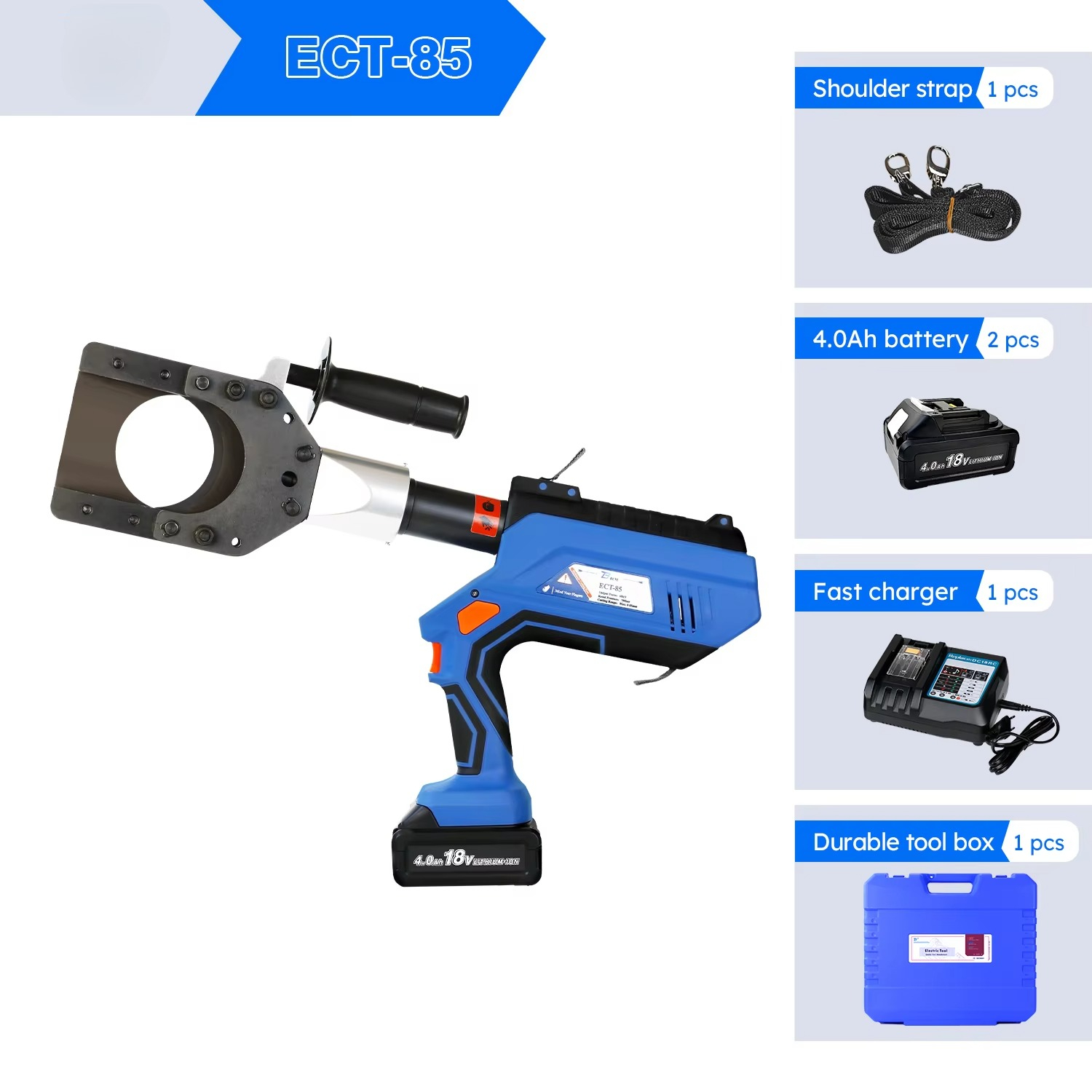 ECT-85 Powerful 85mm OEM Facto - Power Tools Battery recension och pris