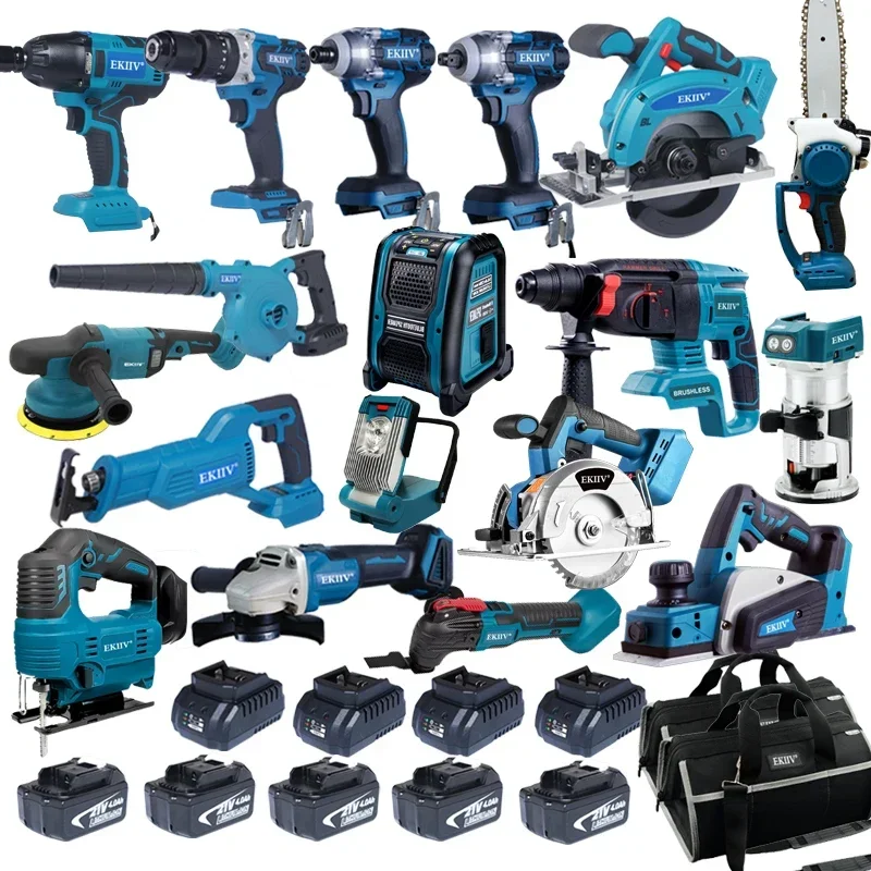 21V Power Tools Set Electric H - Combo Power Tools recension och pris
