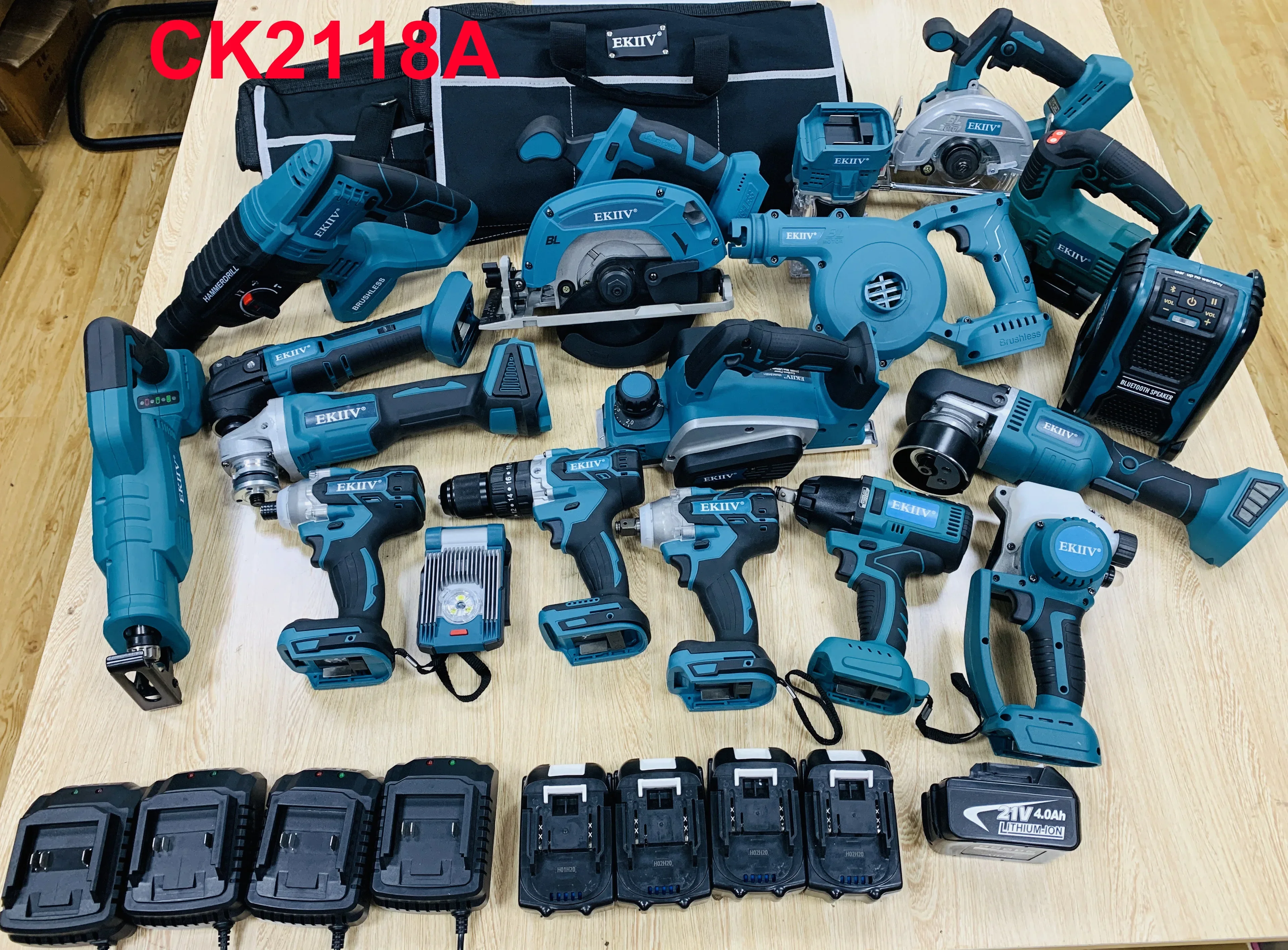 21V Power Tools Set Electric H - Combo Power Tools recension och pris