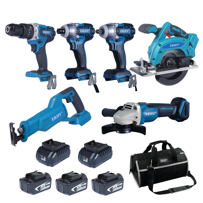 21V Power Tools Set Electric H - Combo Power Tools recension och pris