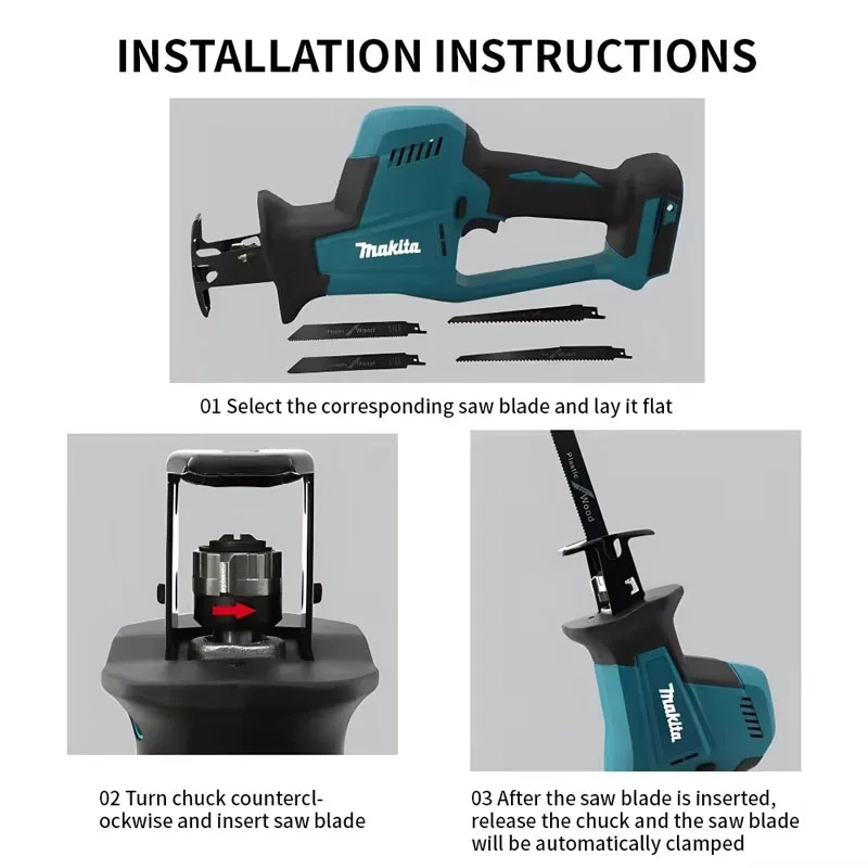 Makita 18V 2025 new Cordless E - Reciprocating Saw Cordless recension och pris