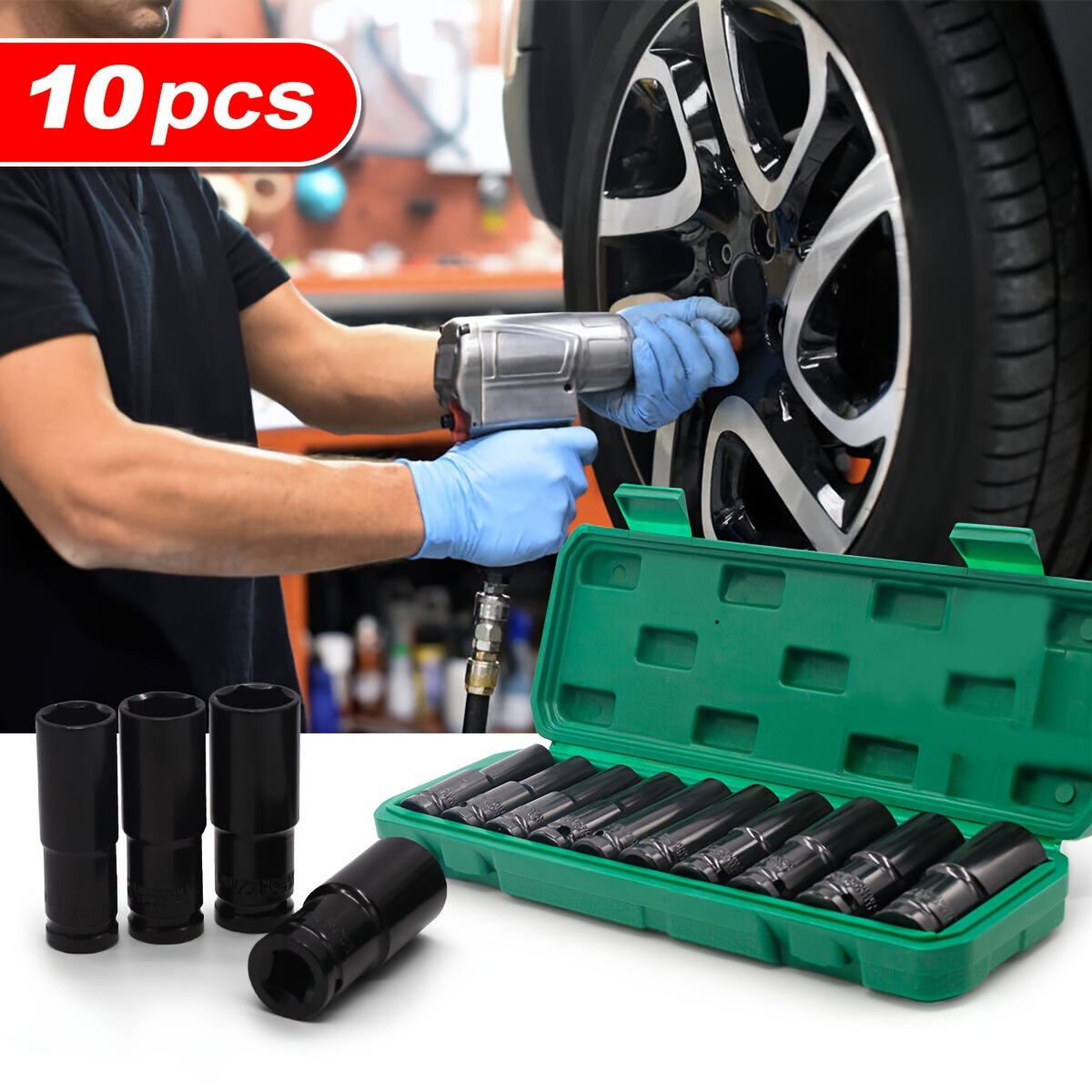 10pcs 1/2 Inch 8-24mm Power So - Power Tools List recension och pris